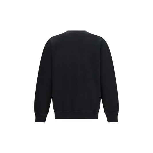 Sudadera Balmain de algodón negra