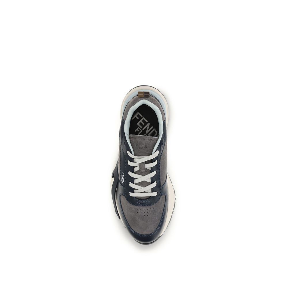 Baskets Fendi Multicolores Cuir De Veau Bos Taurus