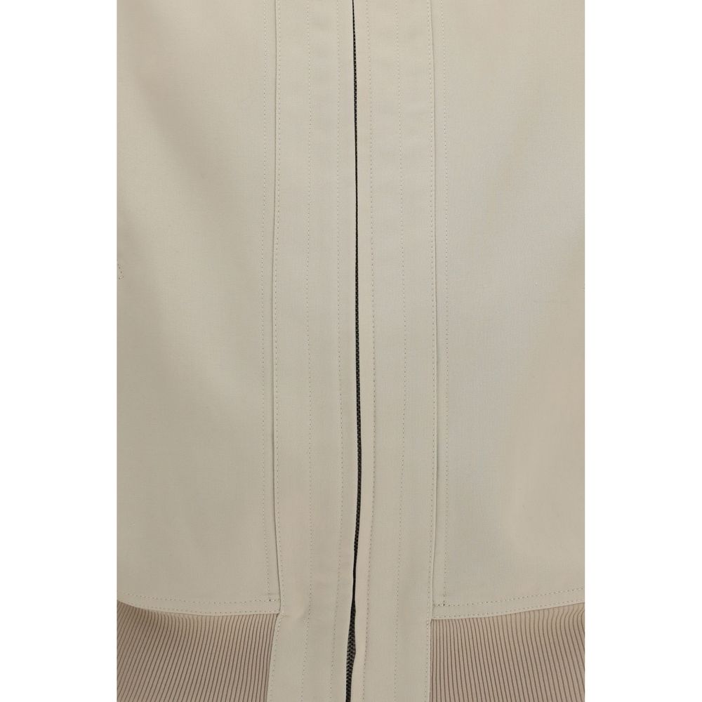 Chaqueta bomber Gucci de algodón beige