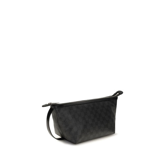 Clutch Gucci de algodón negro