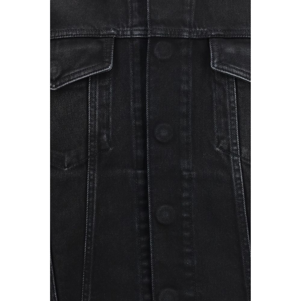 Chaqueta de mezclilla de algodón azul Gucci