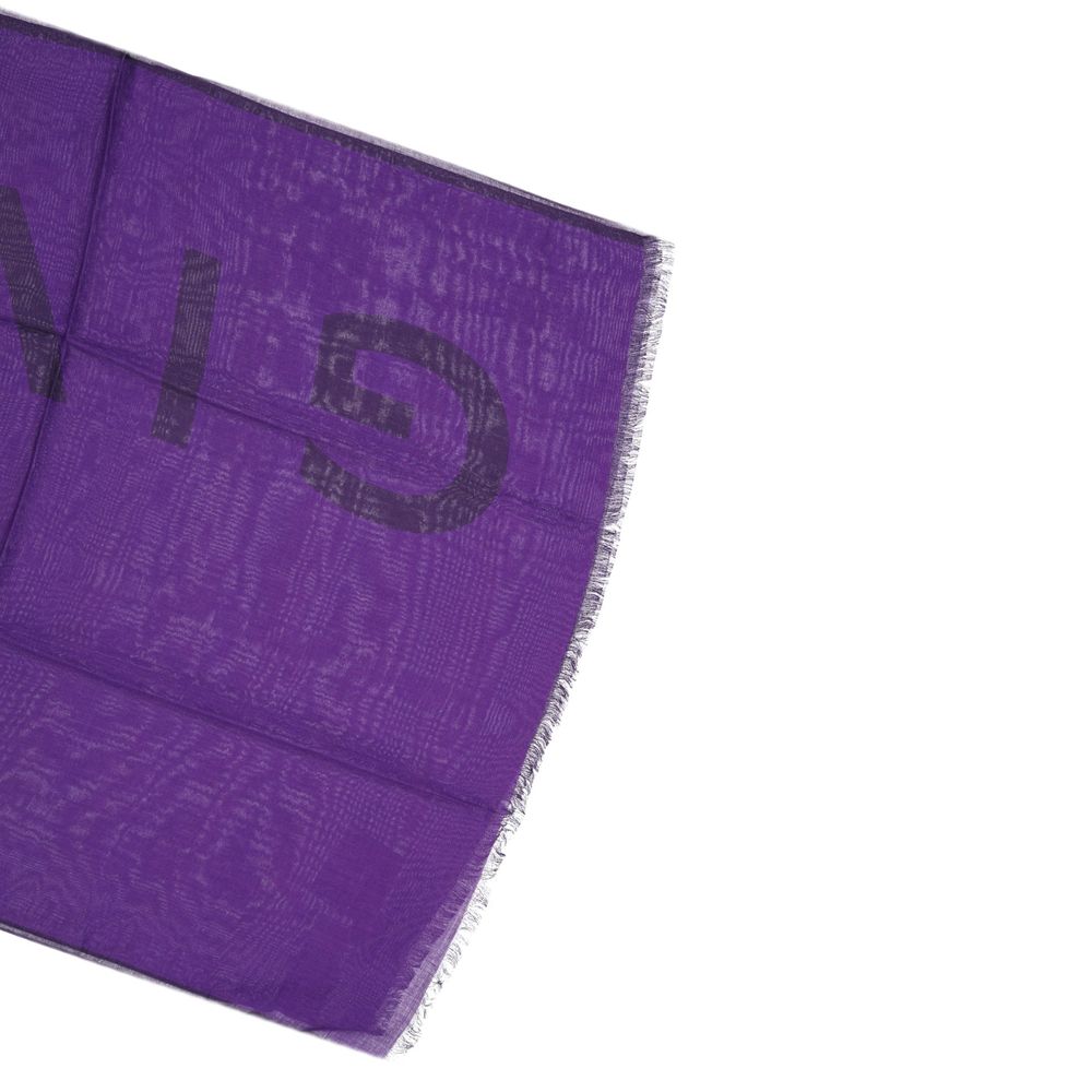 Fular Givenchy Morado de Cachemira