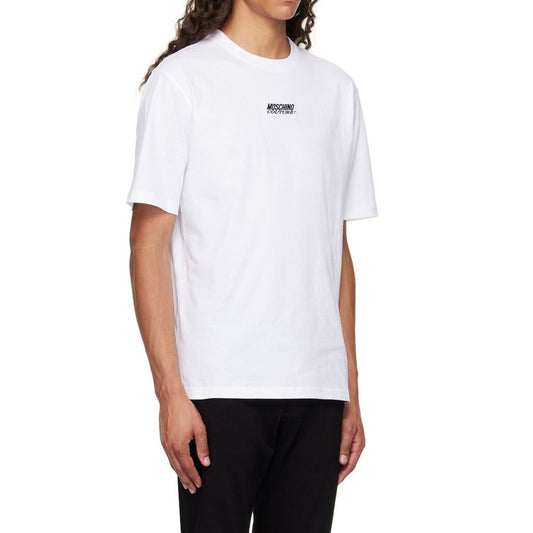 Camiseta Moschino de algodón blanco
