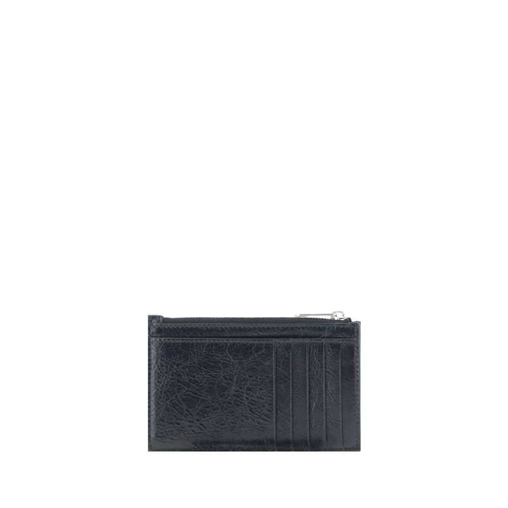 Portefeuille Balenciaga noir agneau Ovis Aries Aries