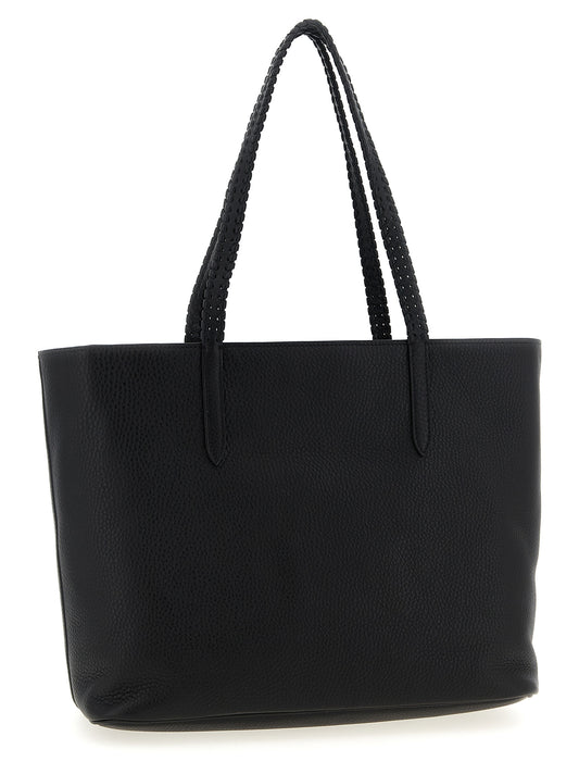 Bolso tote Valentino Garavani de piel de becerro negra