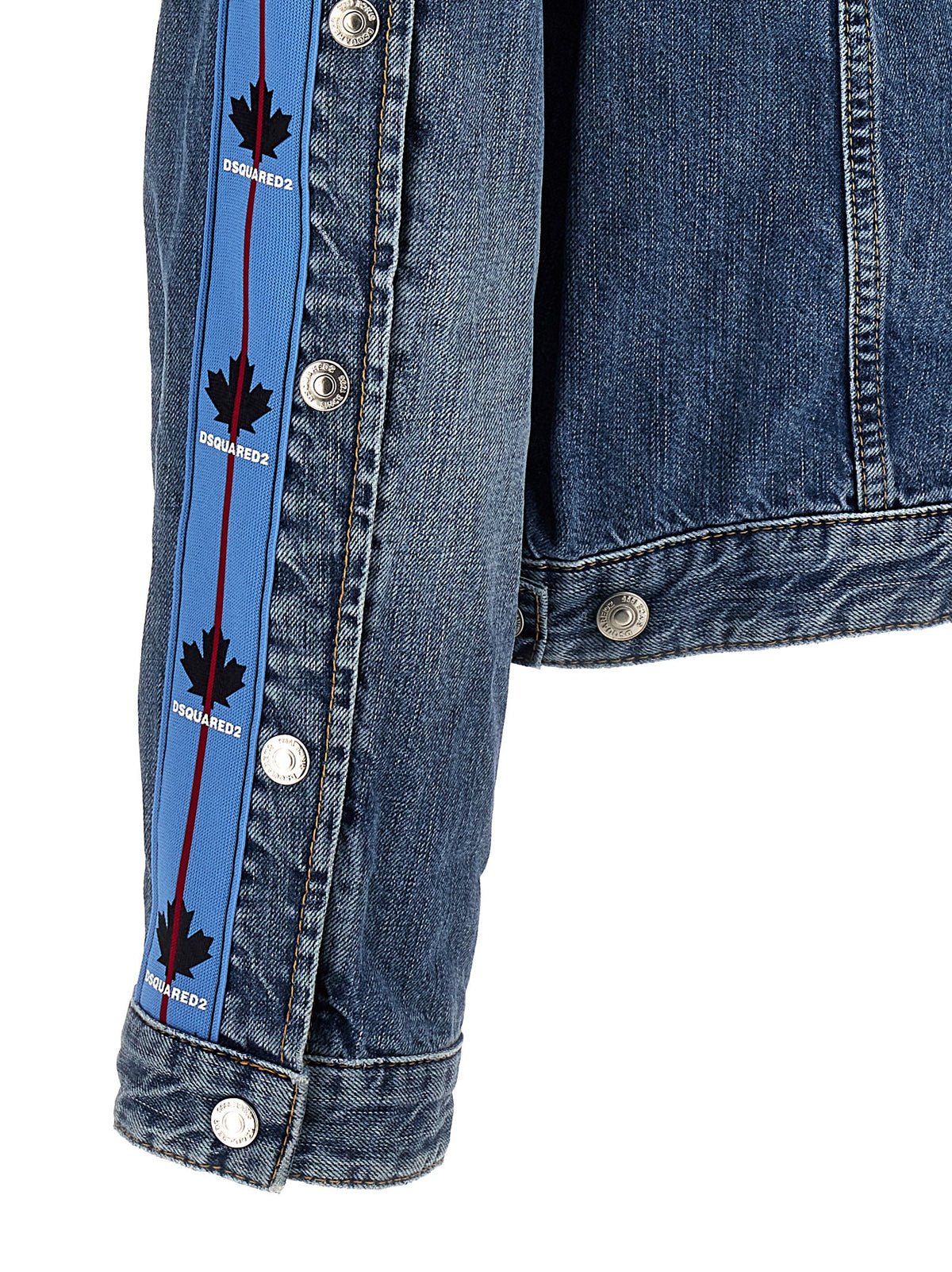 Veste en jean Dsquared² en coton bleu, modèle Dan