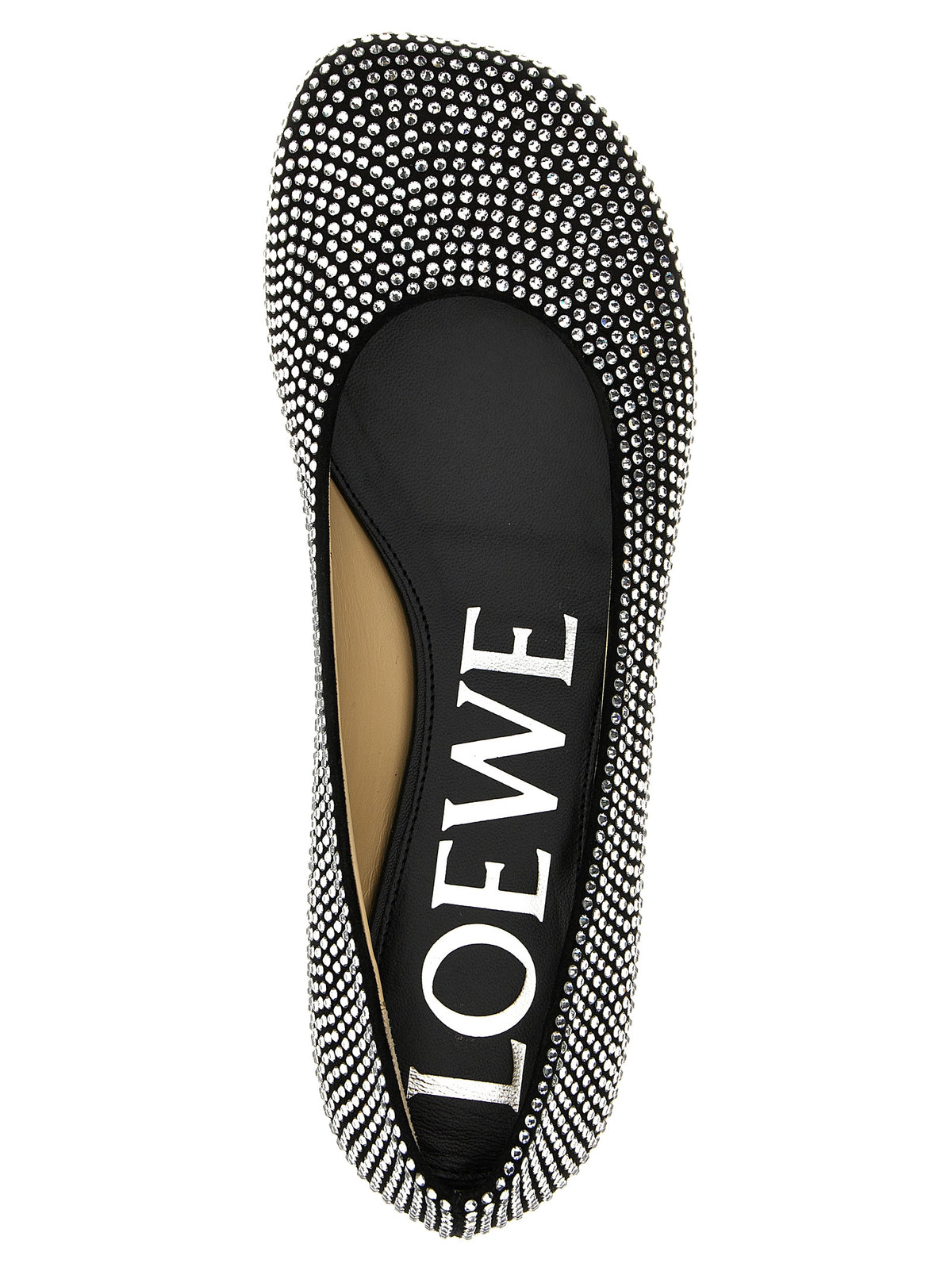 Loewe Balletinas Modelo Toy de Piel de Cabra Negra