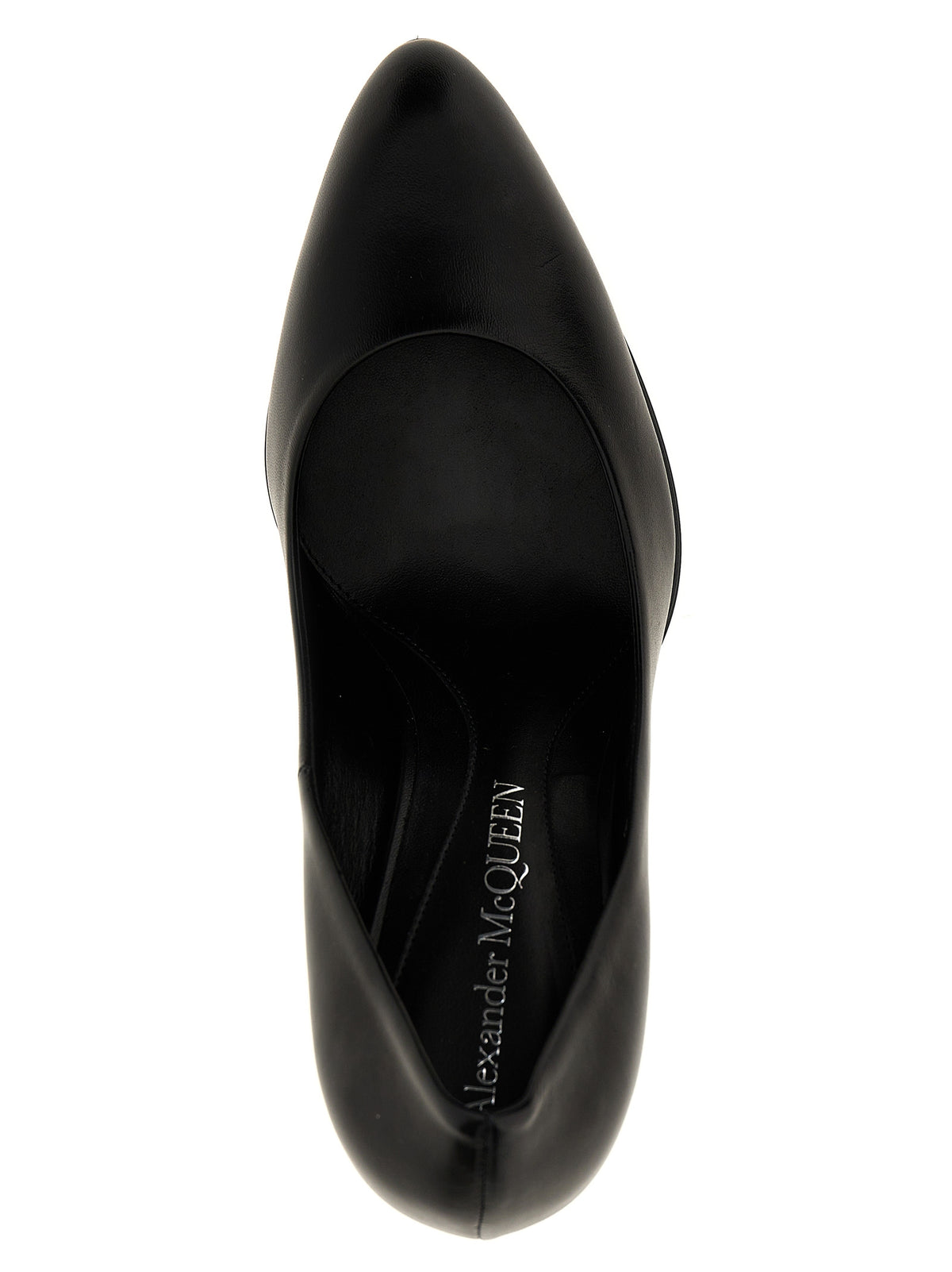 Alexander McQueen Escarpins En Cuir D'Agneau Noir Armadillo