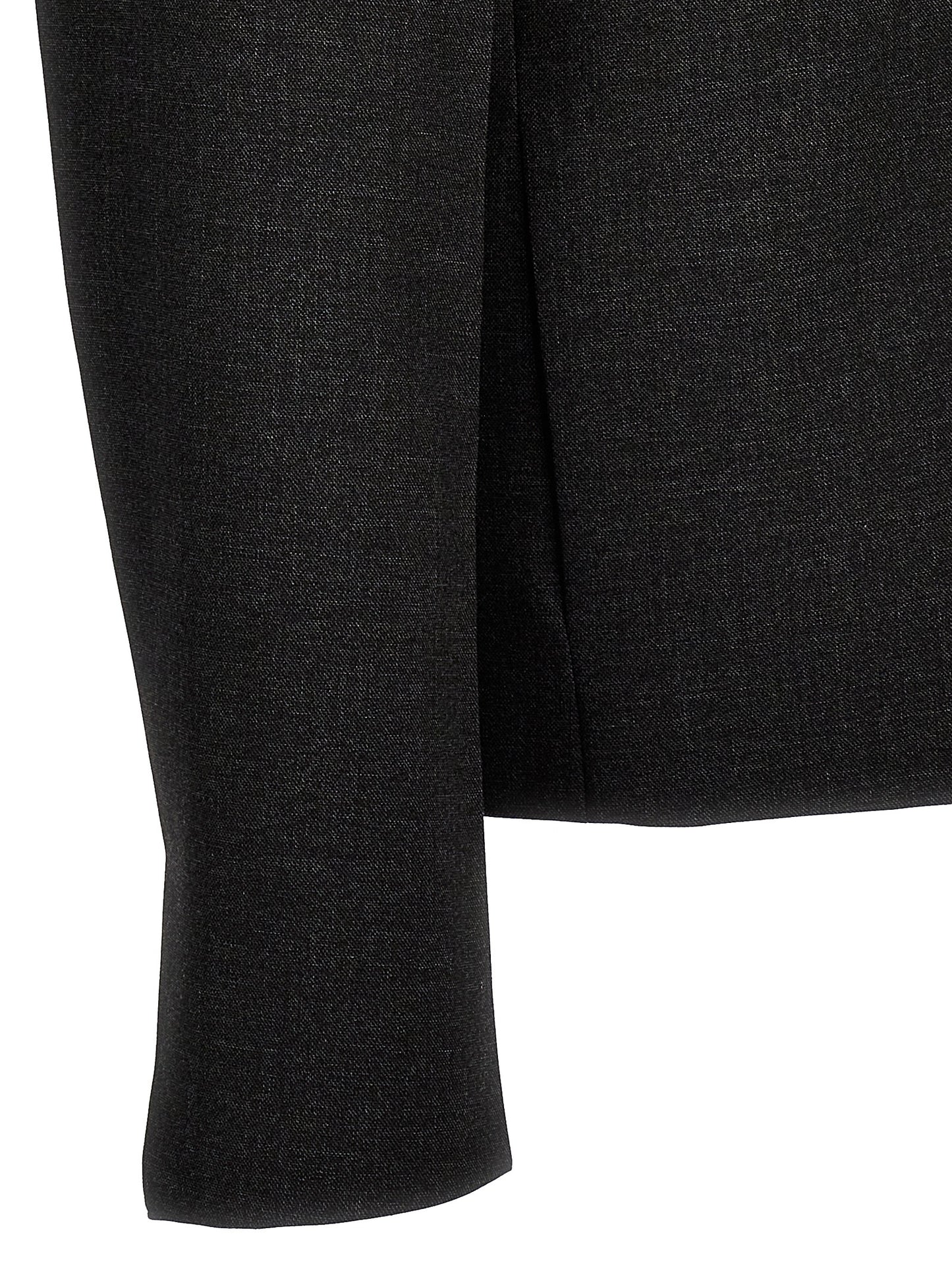 Veste zippée en laine vierge grise Givenchy