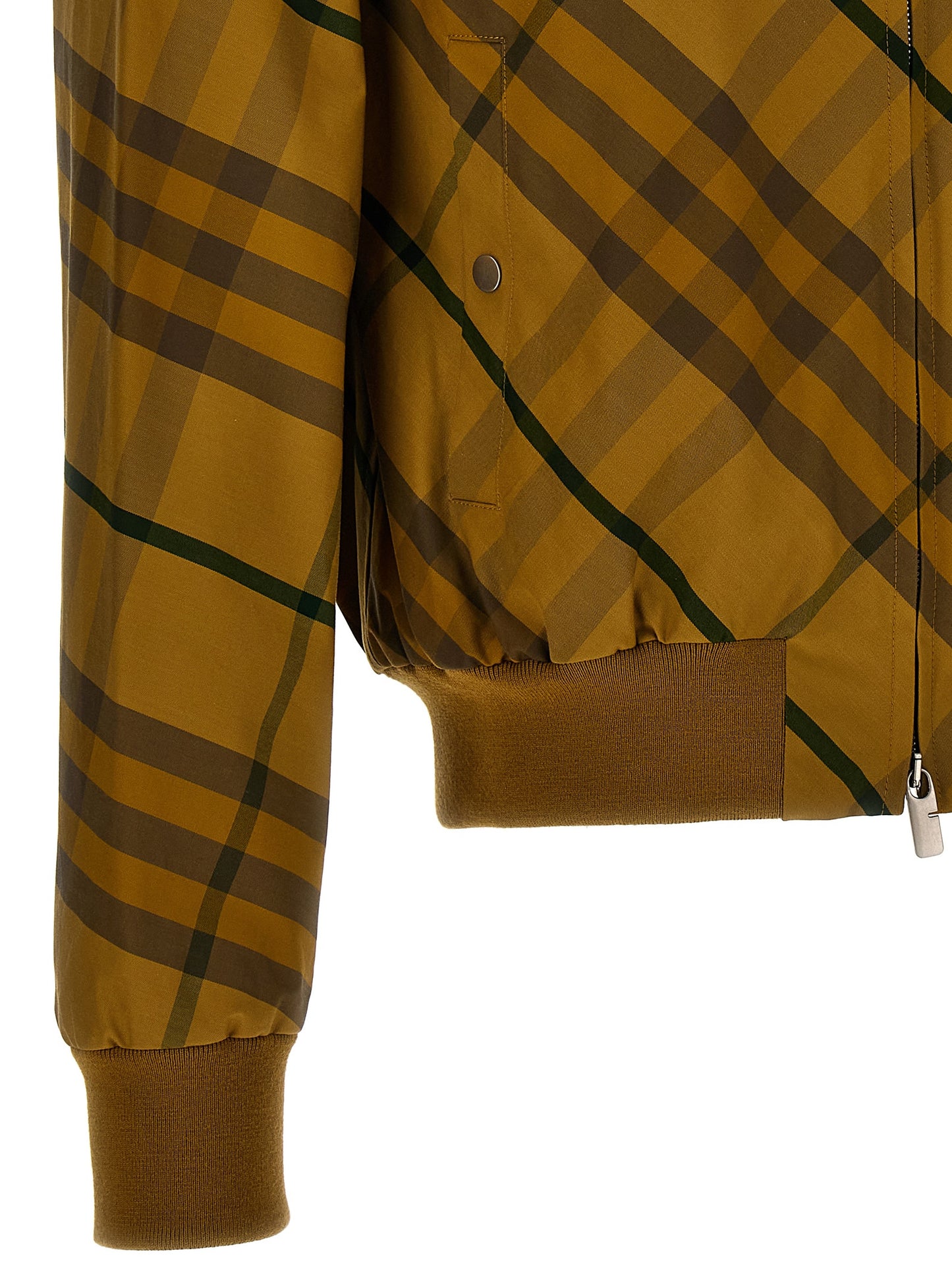Cazadora bomber de algodón bicolor Burberry