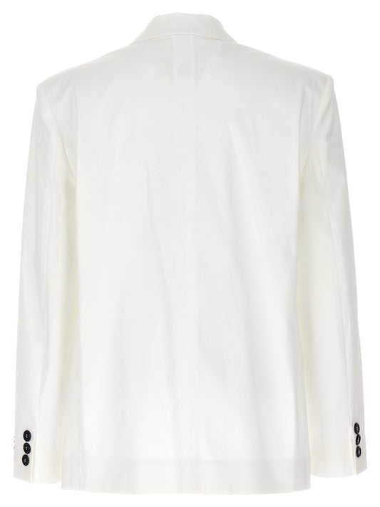 Blazer Moschino de algodón blanco