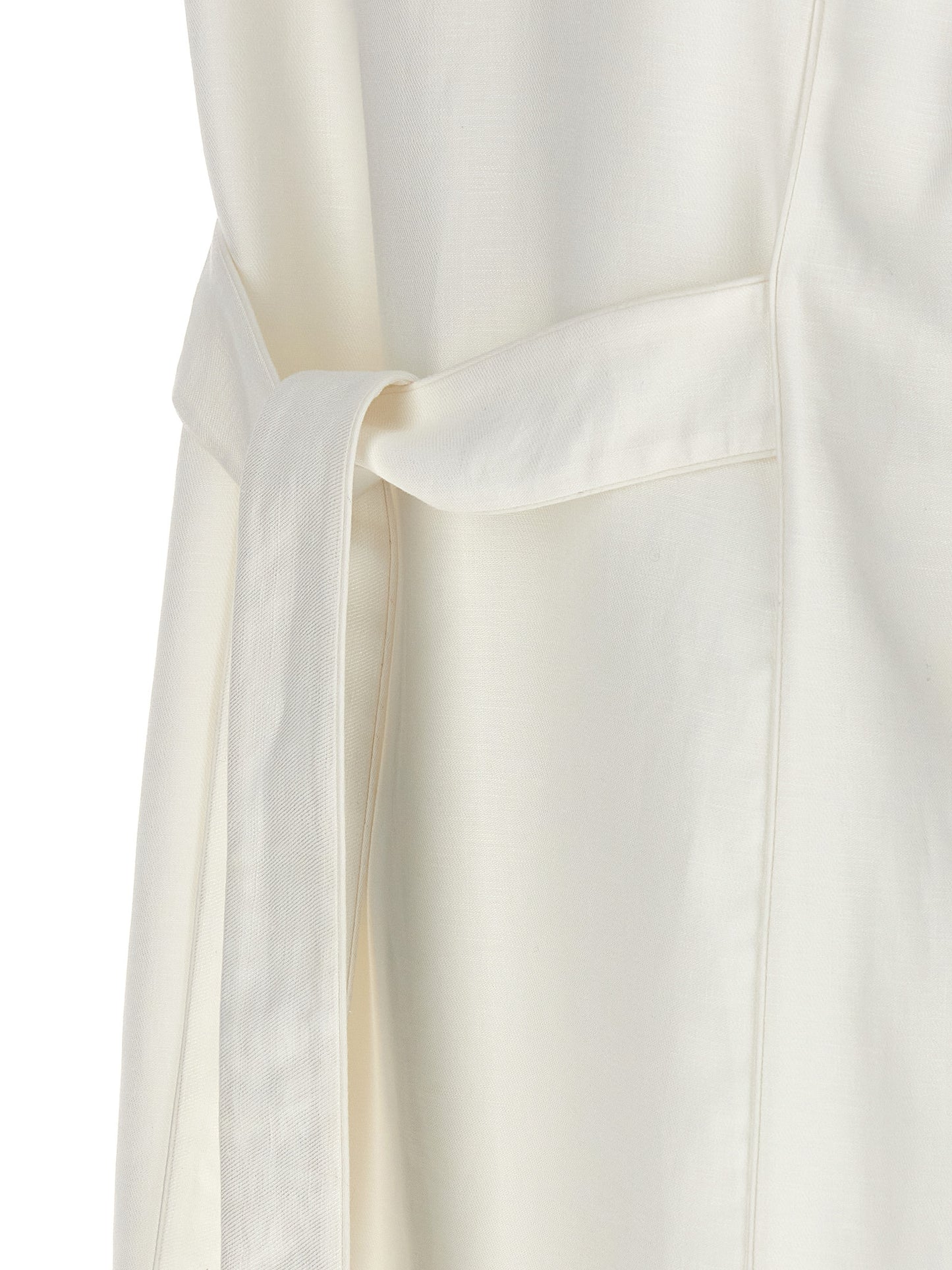 Chaqueta sin mangas de lino blanco Max Mara