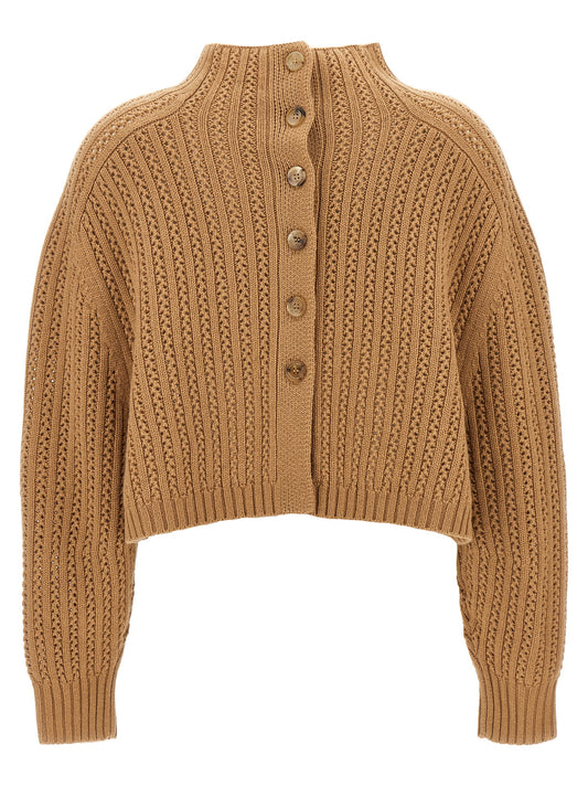 Cárdigan de lana beige Max Mara