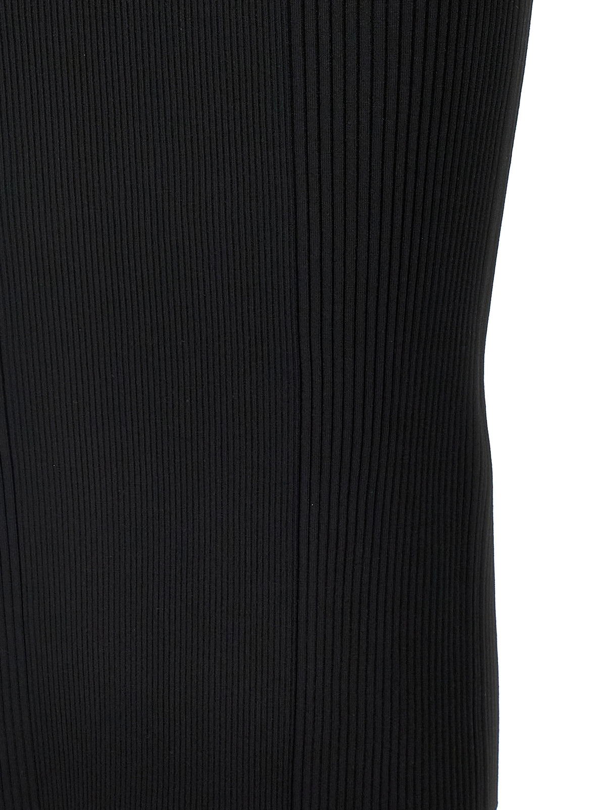 Vestido Midi Alexander McQueen En Viscosa Negra