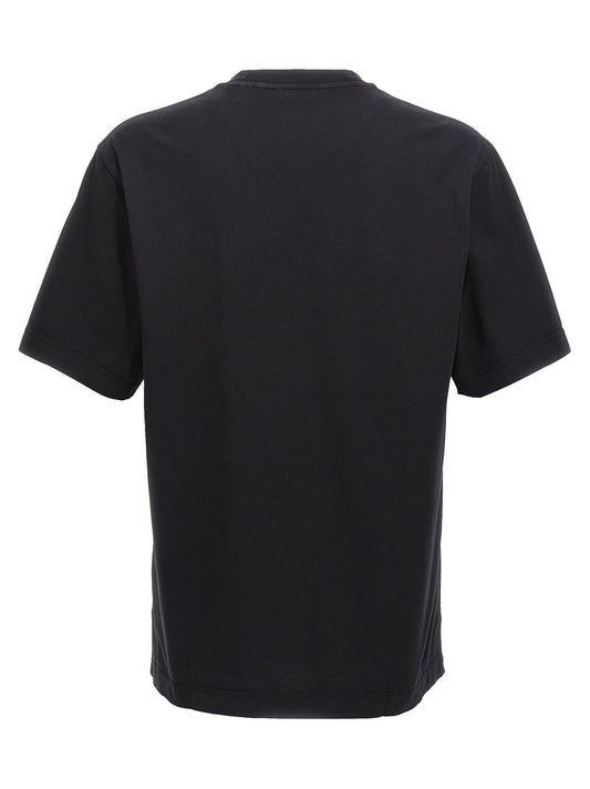 Camiseta de algodón negra de Burberry