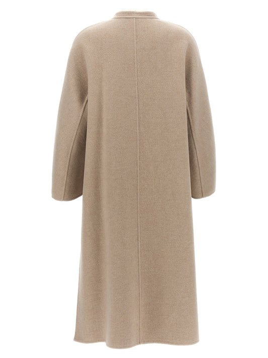 Abrigo Max Mara de cachemir beige