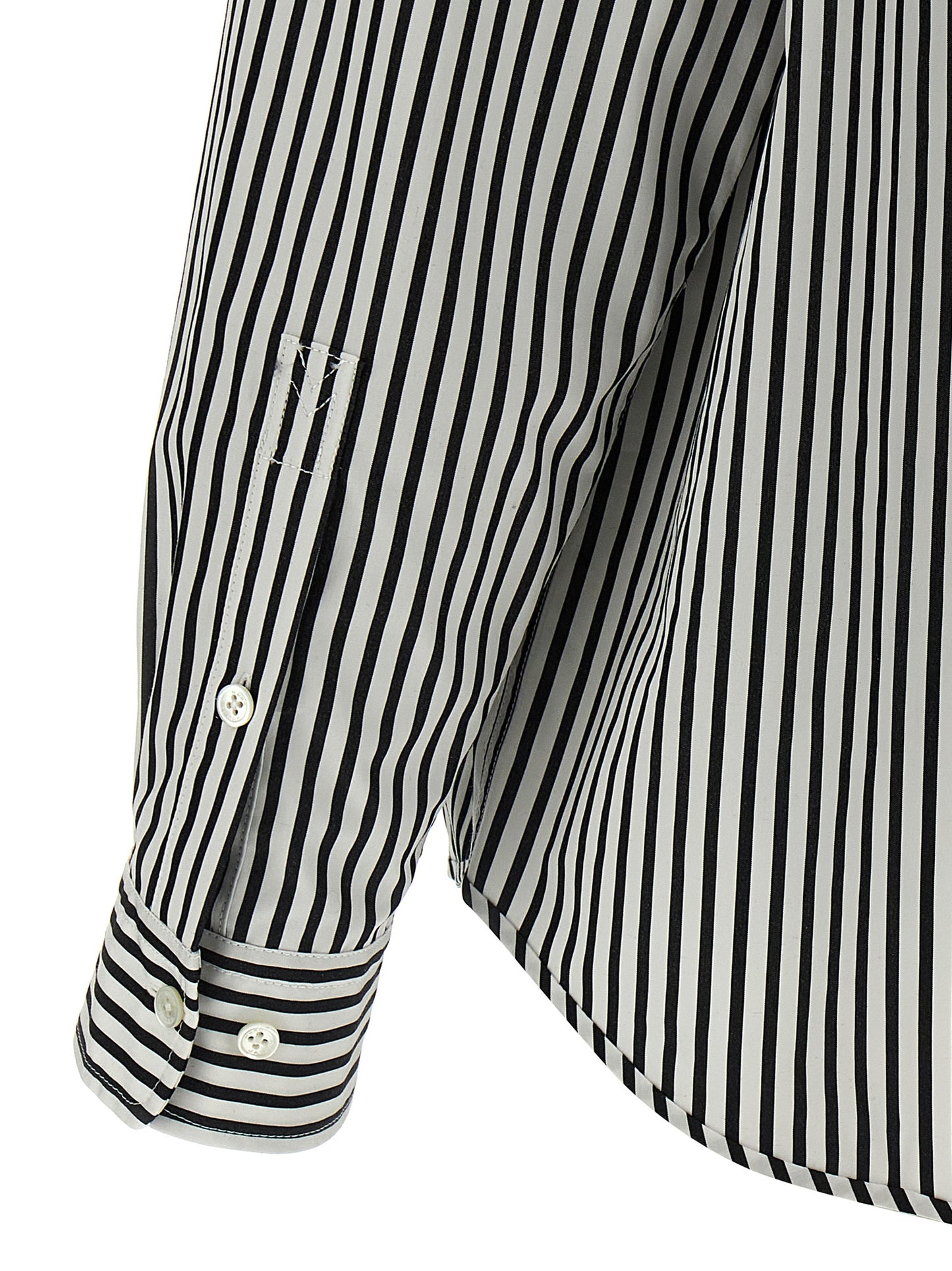 Blusa de algodón bicolor Marc Jacobs