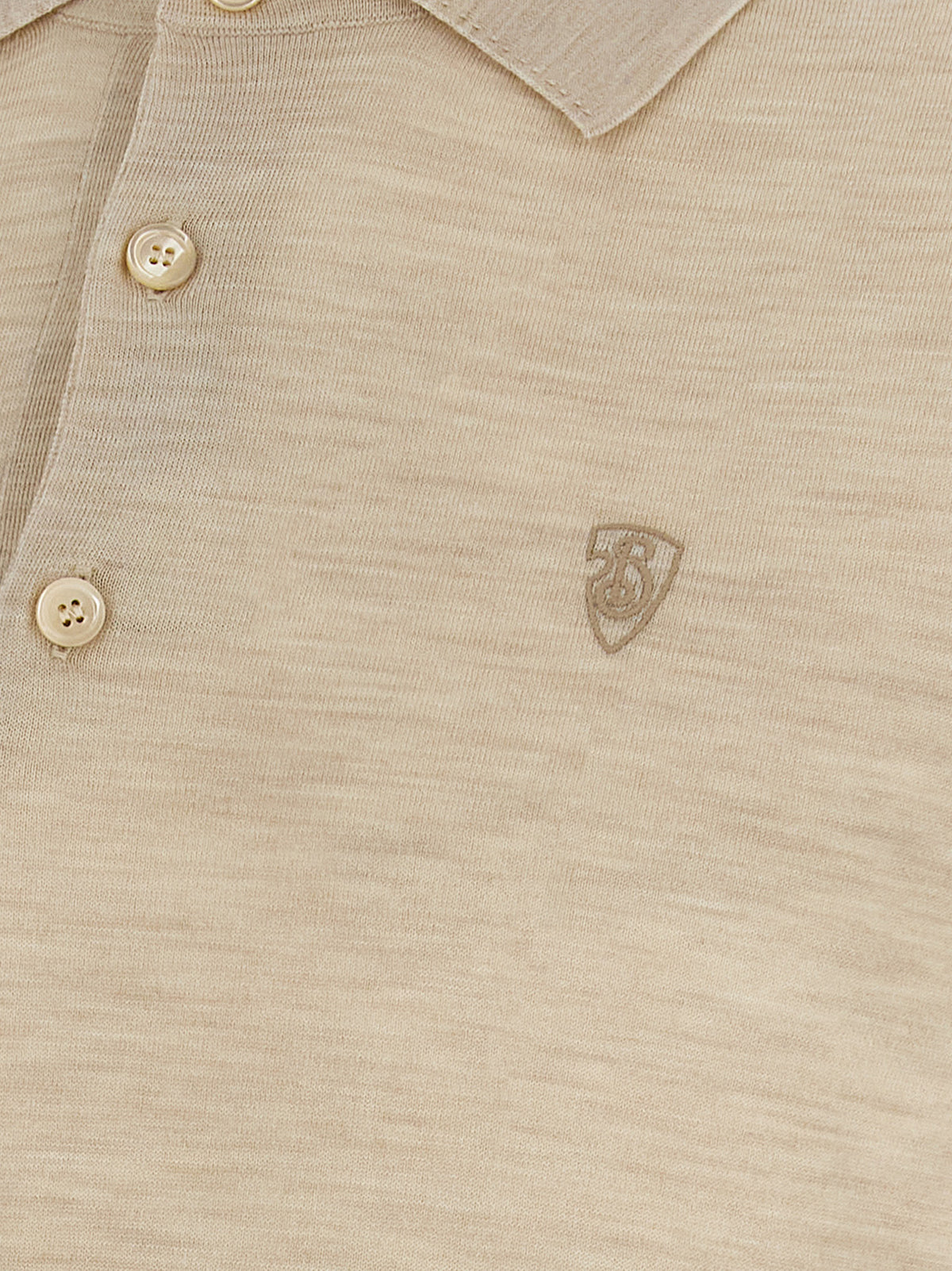 Polo Burberry en laine beige