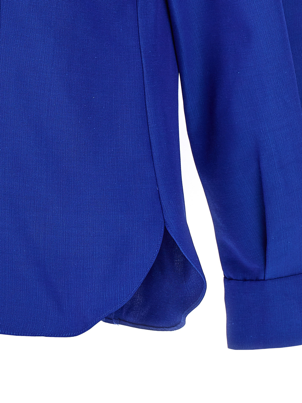Carolina Herrera Blusa De Algodón Azul Ventilación Controlada