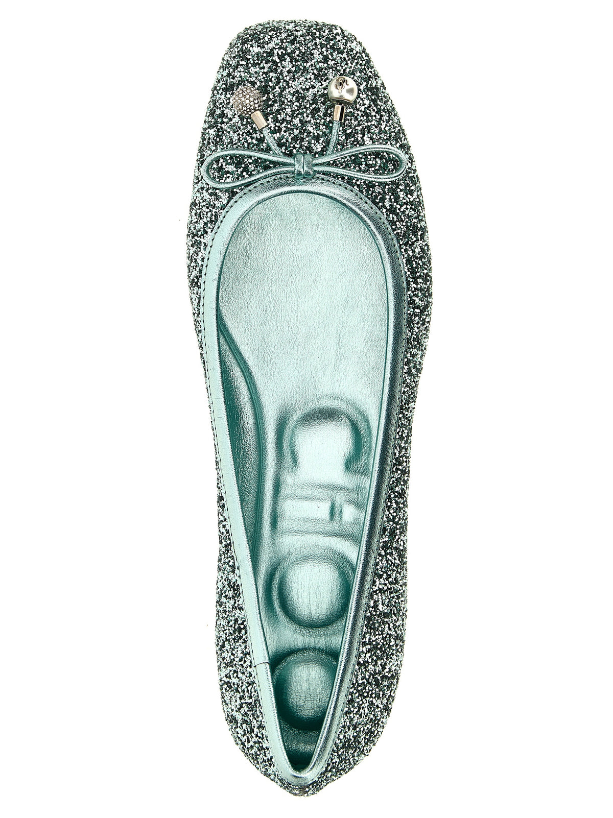 Ballerines bicolores en tissu Elme Jimmy Choo