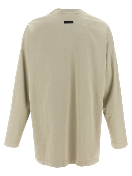 Camiseta de algodón gris Fear Of God