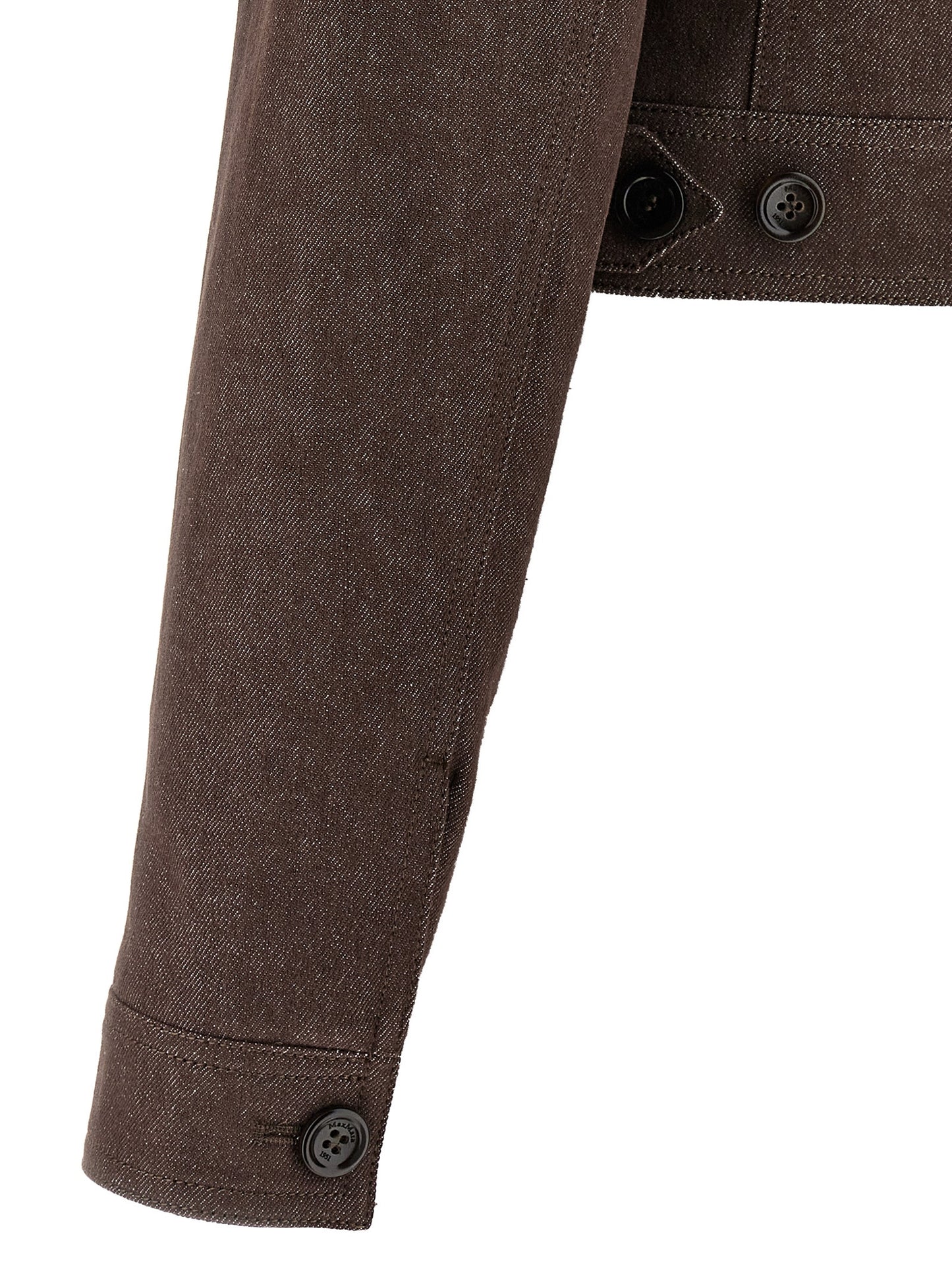 Blazer de algodón marrón Max Mara