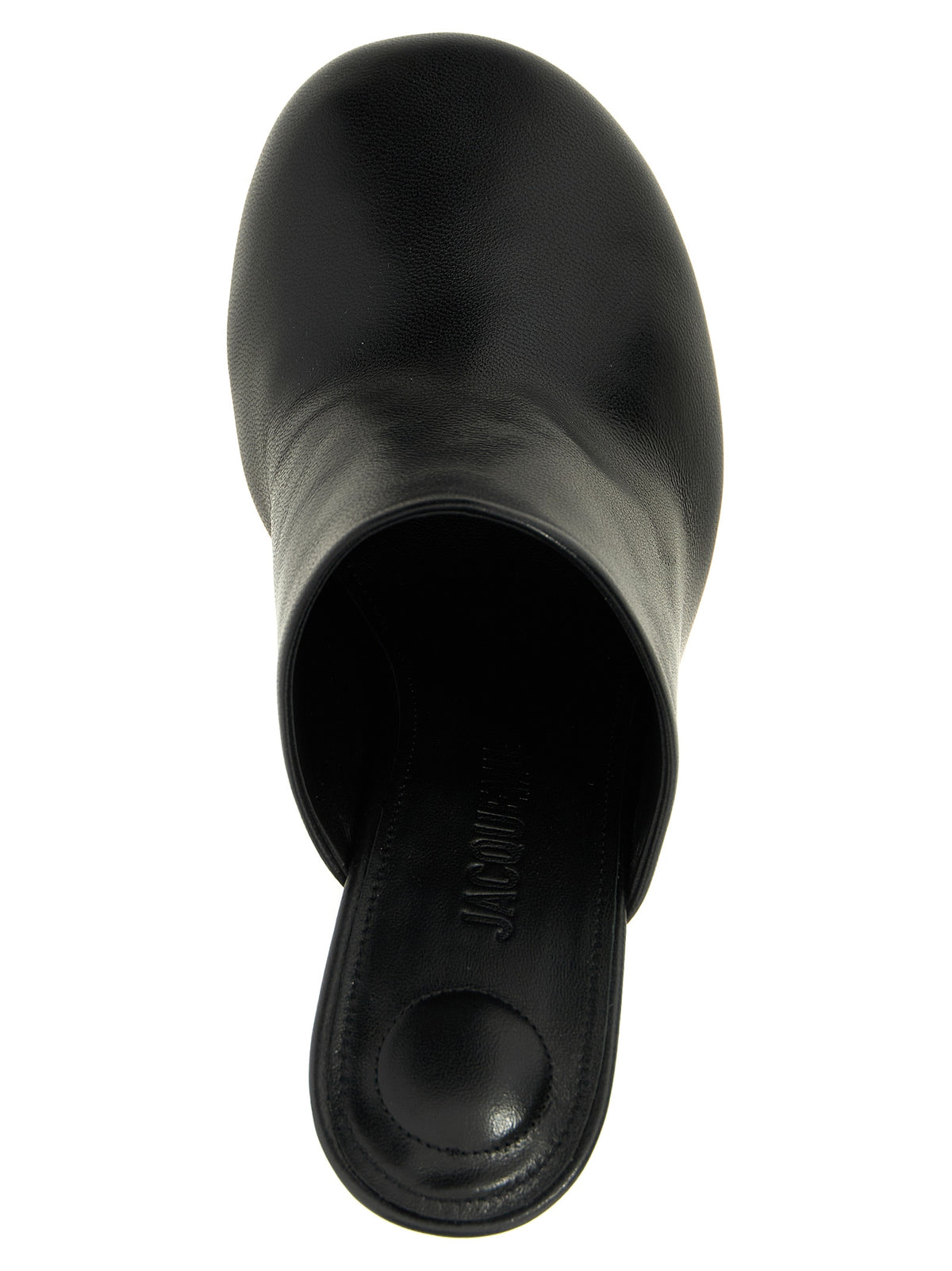 Jacquemus Black Lambskin High Heel Sandals