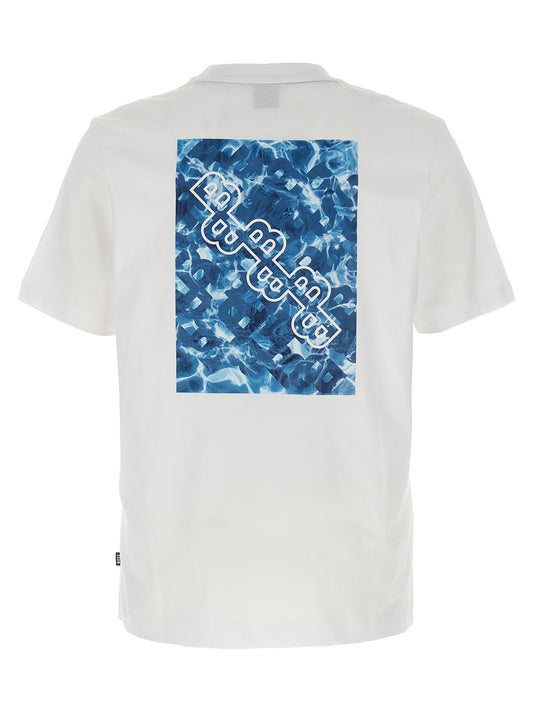 Camiseta blanca de algodón Hugo Boss