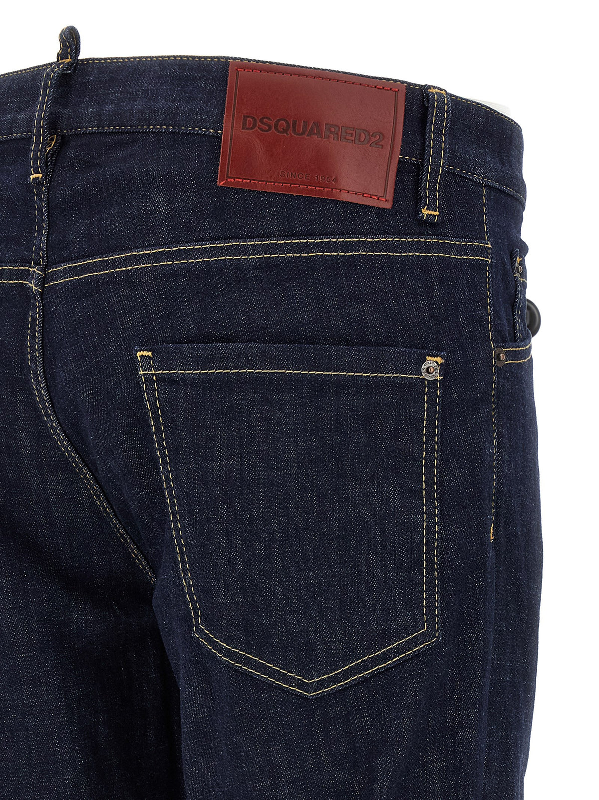Dsquared² Washed Slim Fit Cotton Jeans