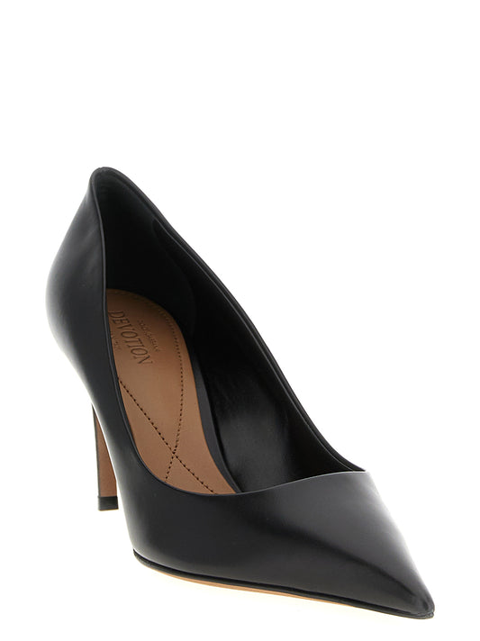 Zapatos de tacón Dolce & Gabbana de piel de becerro negra