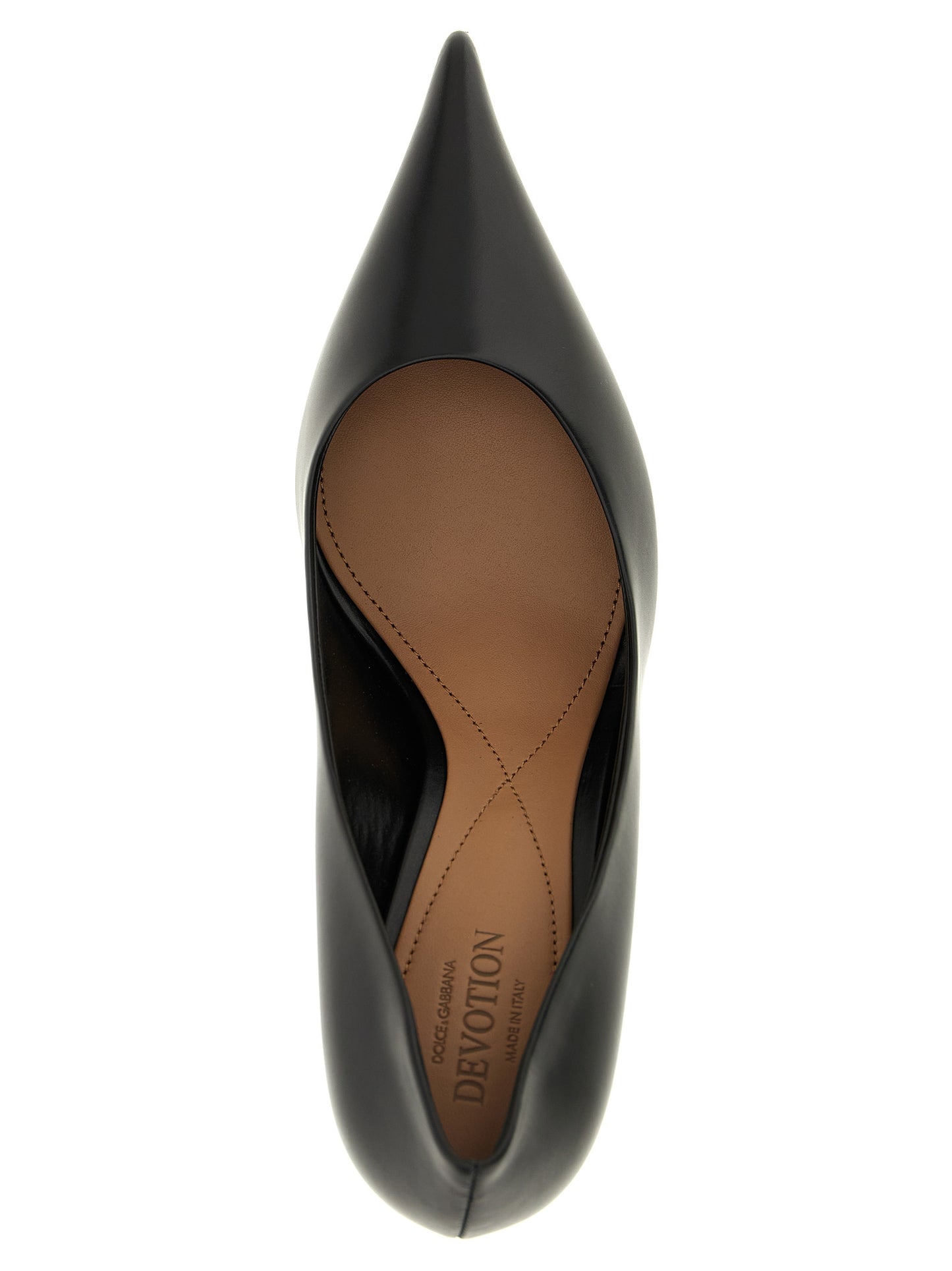 Zapatos de tacón Dolce & Gabbana de piel de becerro negra