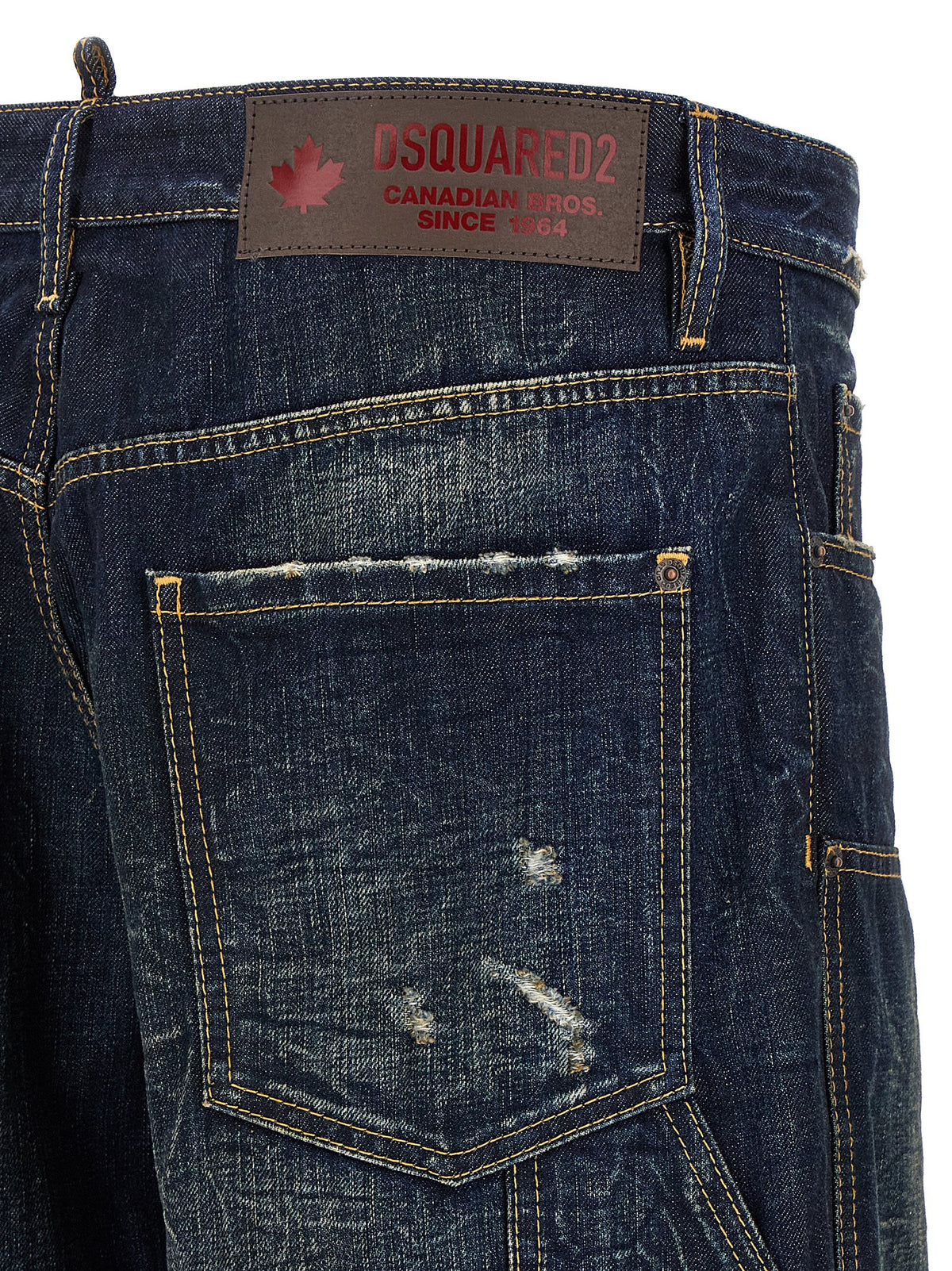 Dsquared² Vaqueros De Algodón Azul Modelo Loose Carpenter