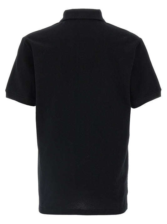 Polo de algodón bicolor Alexander McQueen