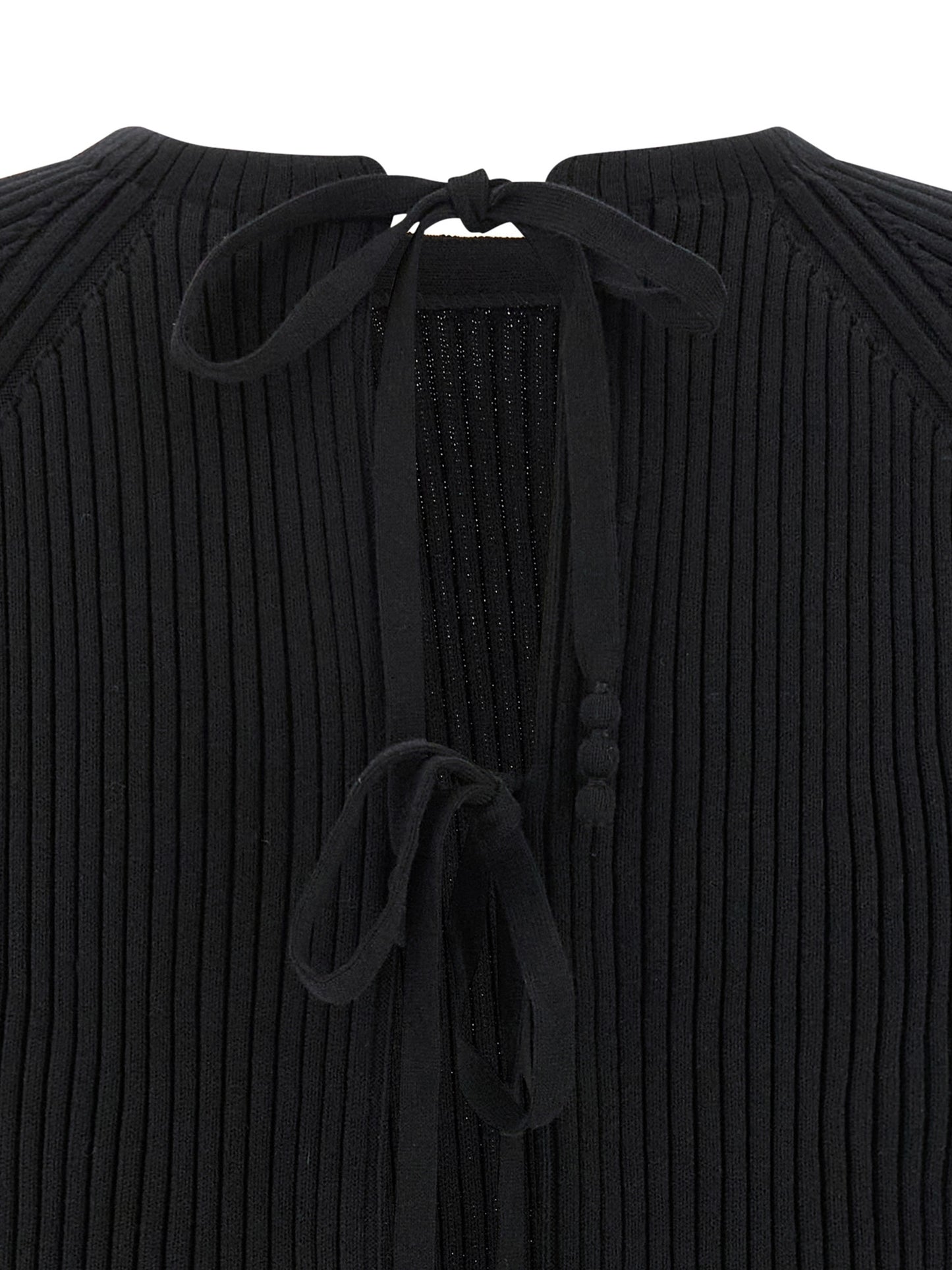 Cárdigan de algodón negro Tory Burch