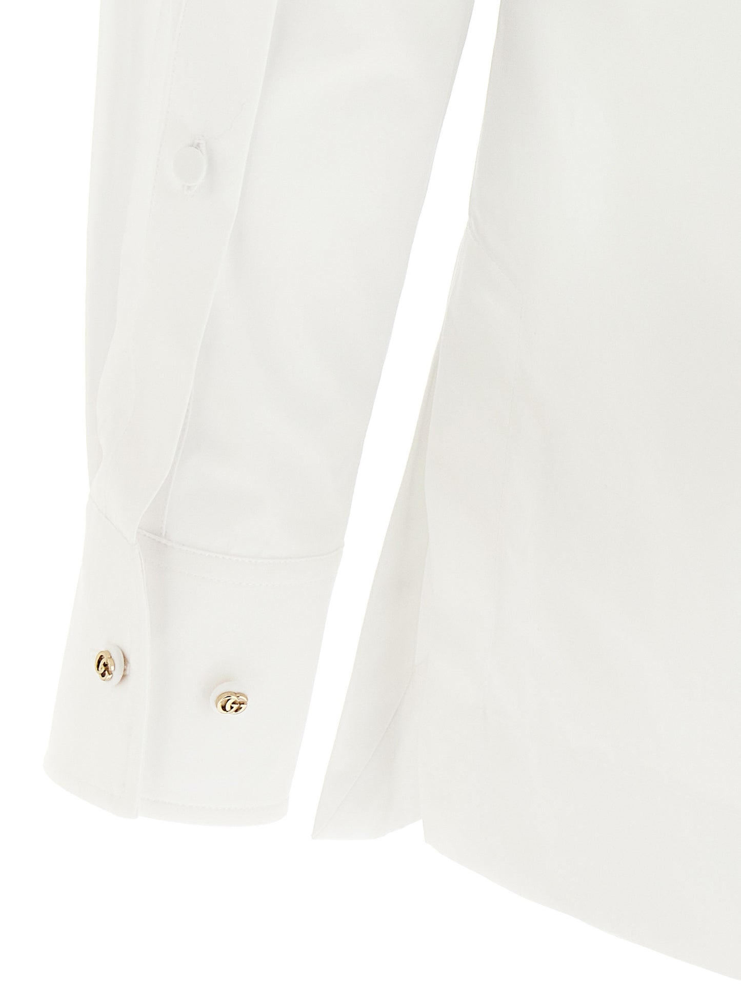 Blusa de algodón blanca Gucci