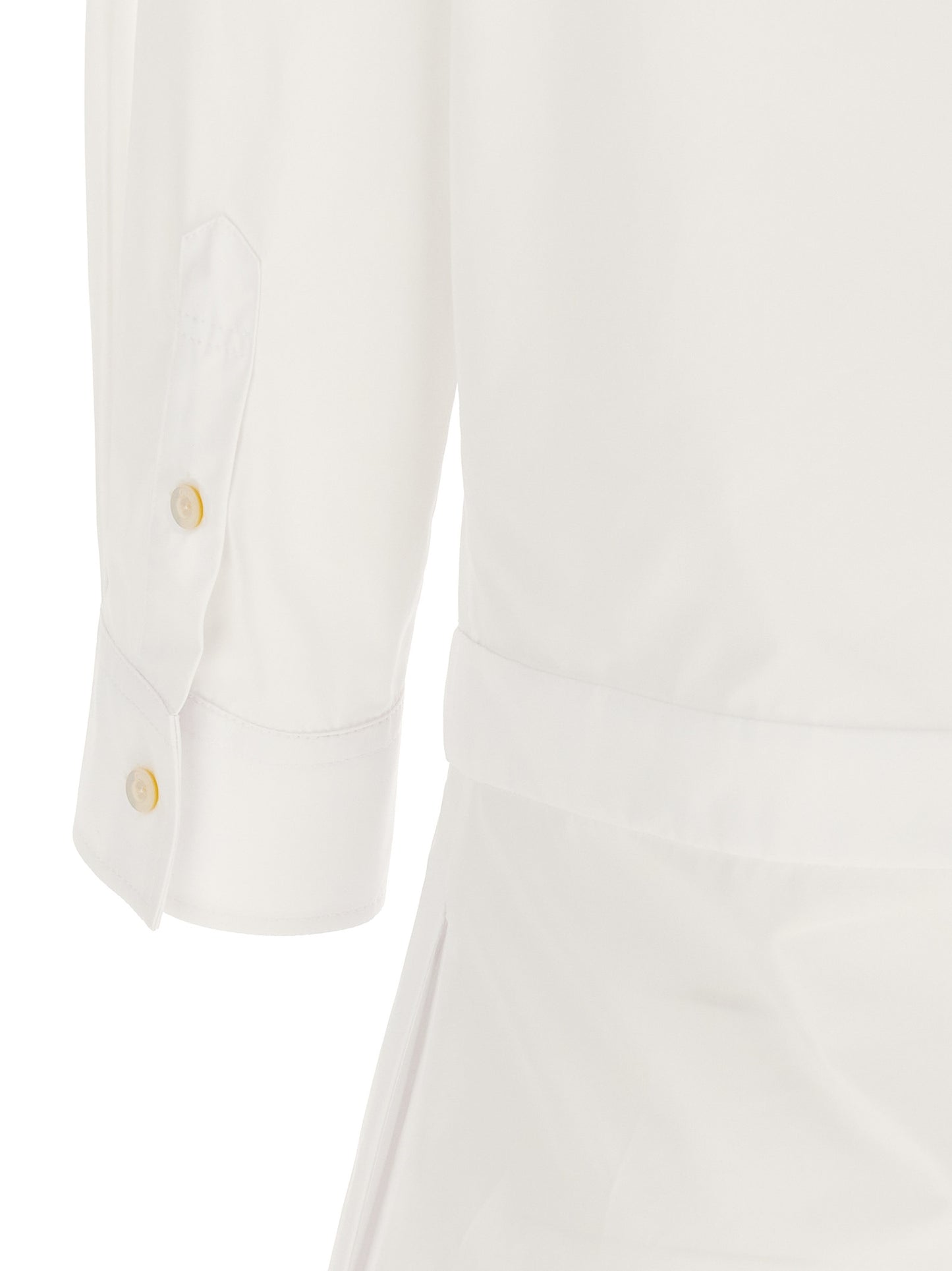 Vestido corto blanco de algodón Gucci