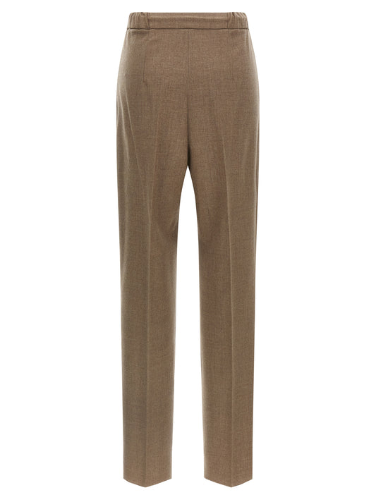 Pantalones Casuales Max Mara Grises de Cachemir