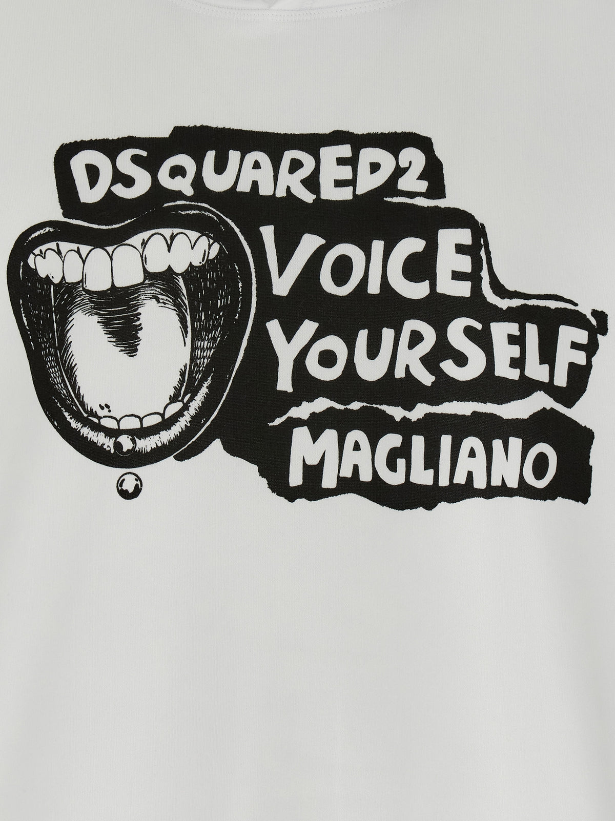 Sweat-shirt bicolore en coton Dsquared²