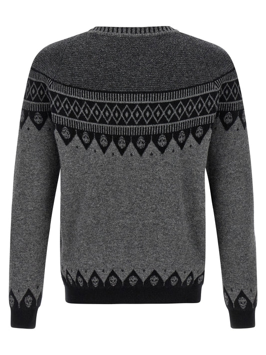 Cárdigan Alexander McQueen de Lana Gris