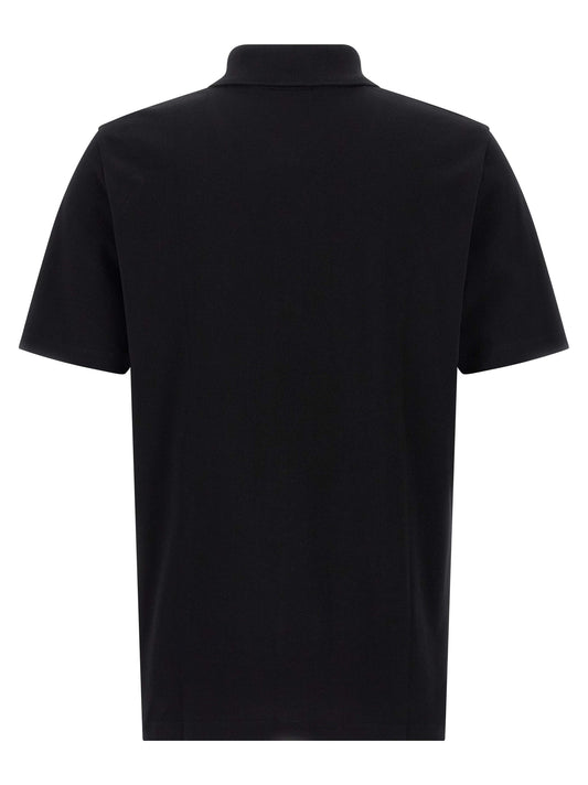Polo de algodón bicolor Balmain