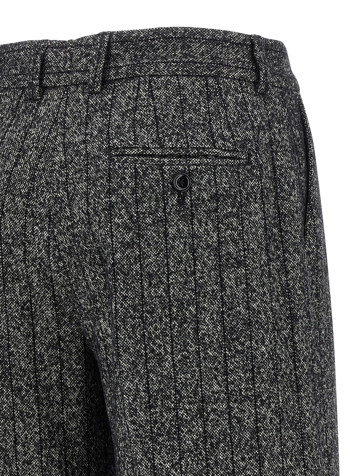 Pantalon décontracté bicolore en laine vierge Dolce & Gabbana