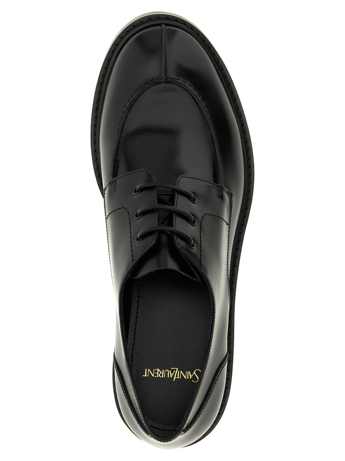 Saint Laurent Chaussures Richelieu Et Derby En Cuir De Veau