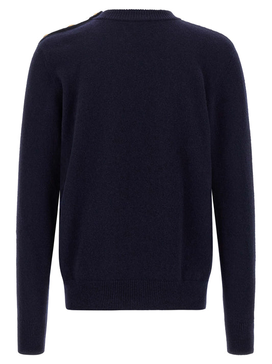 Cárdigan Balmain Azul Cachemira