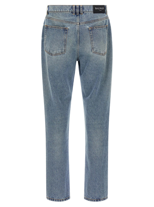Vaqueros Balmain de algodón azul