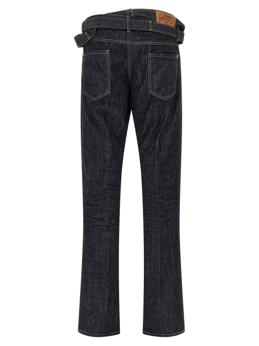 Vaqueros Dsquared² azules de algodón con pernera recta