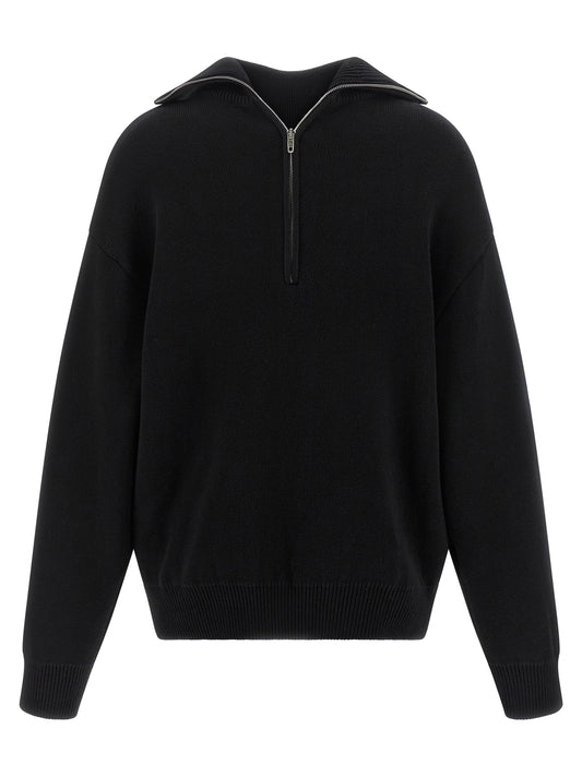 Balenciaga Cardigan En Coton Noir - Collection Actuelle