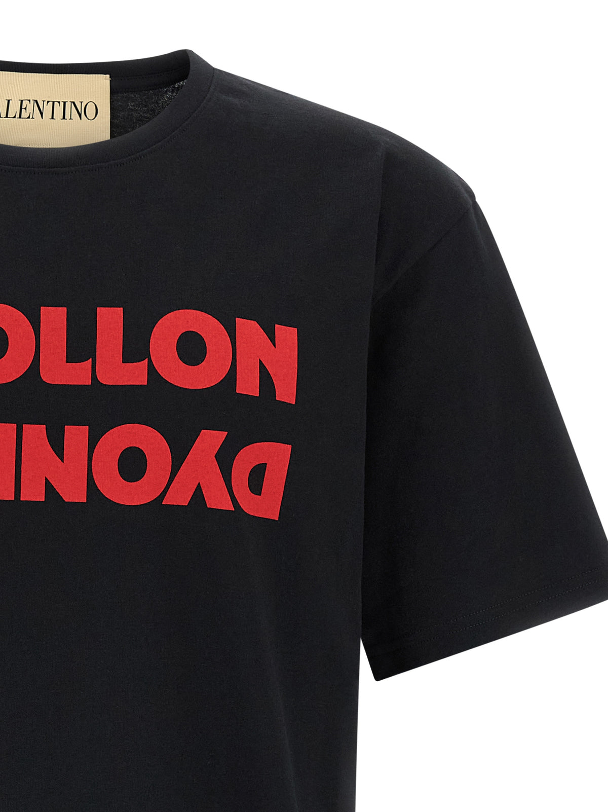 T-shirt Valentino Garavani en coton noir