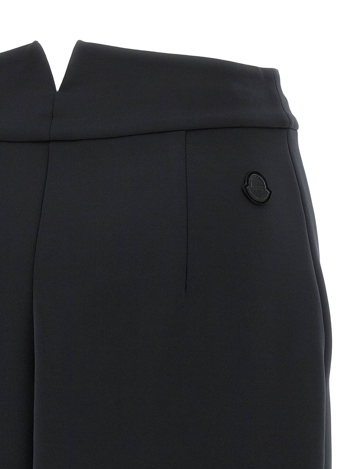 MONCLER GENIUS Jupe midi noire en polyester