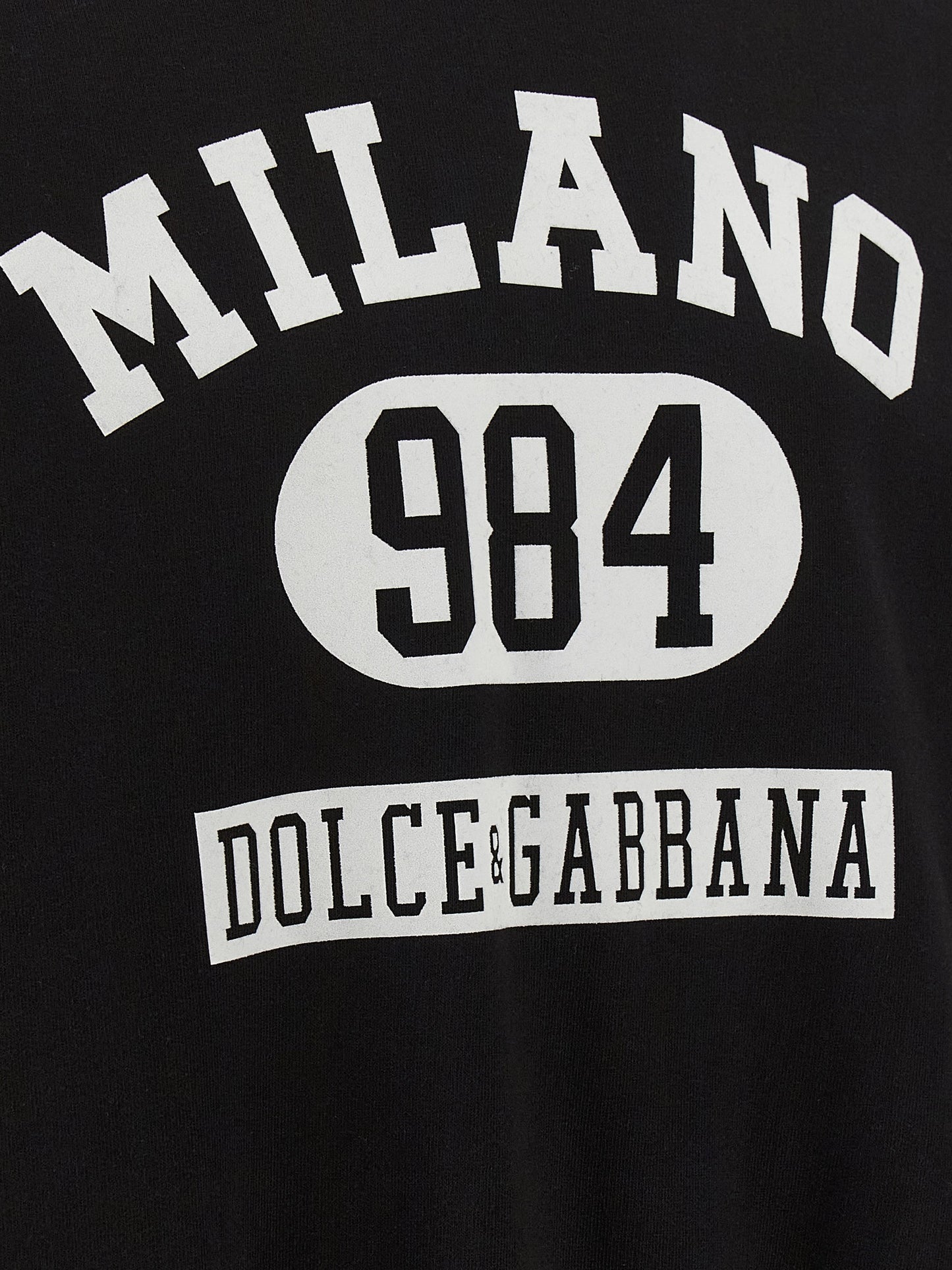 Sweat-shirt bicolore en coton Dolce & Gabbana