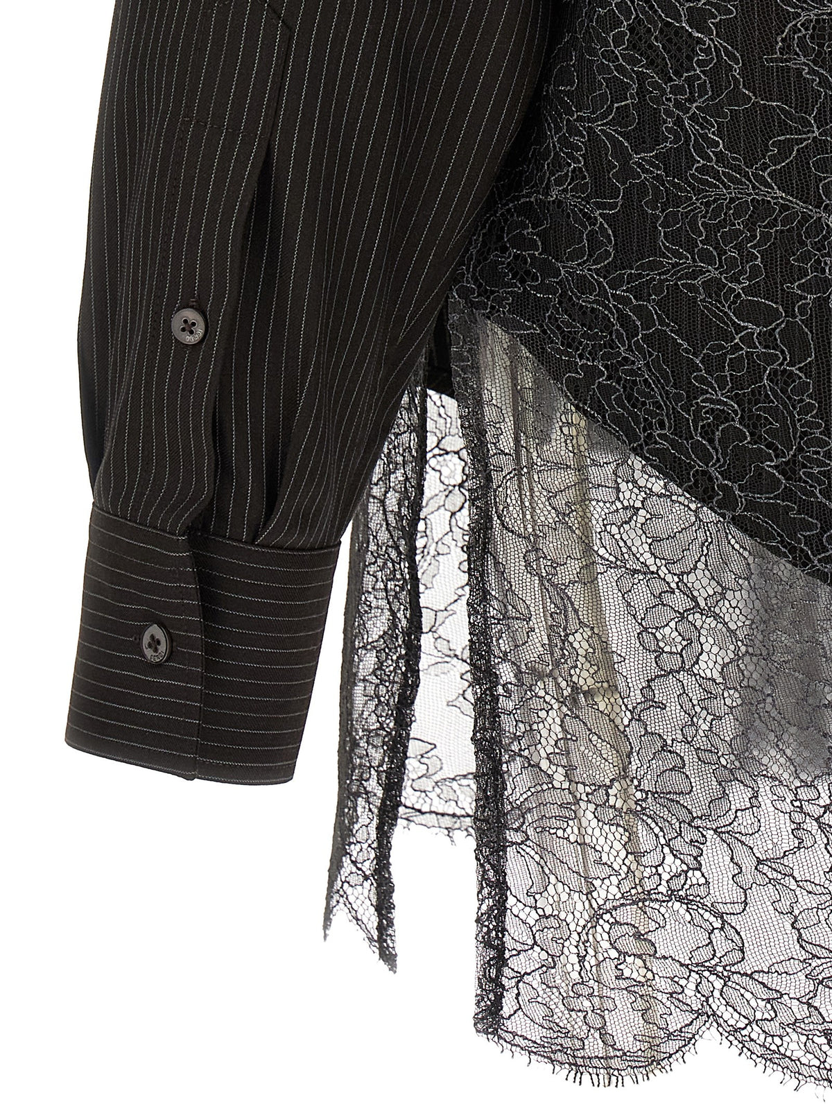 Blouse Fendi en laine vierge marron